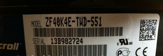 Supply Compressor copeland scroll ZF series ZF40K4E TWD 551