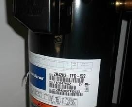 China Mejor oferta Copeland compressor de rodillo hermético Copeland ZR42K3-TFD-522 fabricante