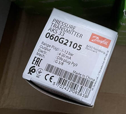 Transmisor de presión Danfoss AKS33 060G2105