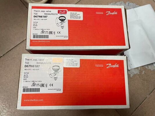 Válvula de expansión térmica de Danfoss 067N6187