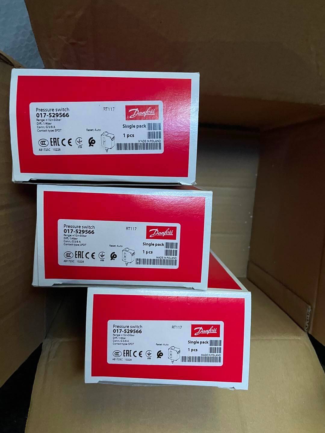 Presostato Danfoss RT117 017-529566