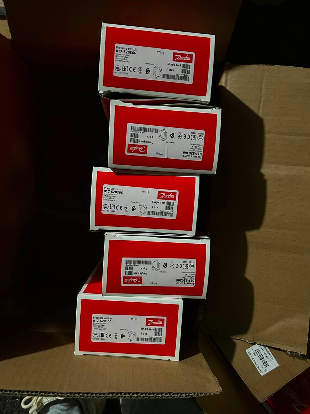 Presostato Danfoss RT116 017-520366