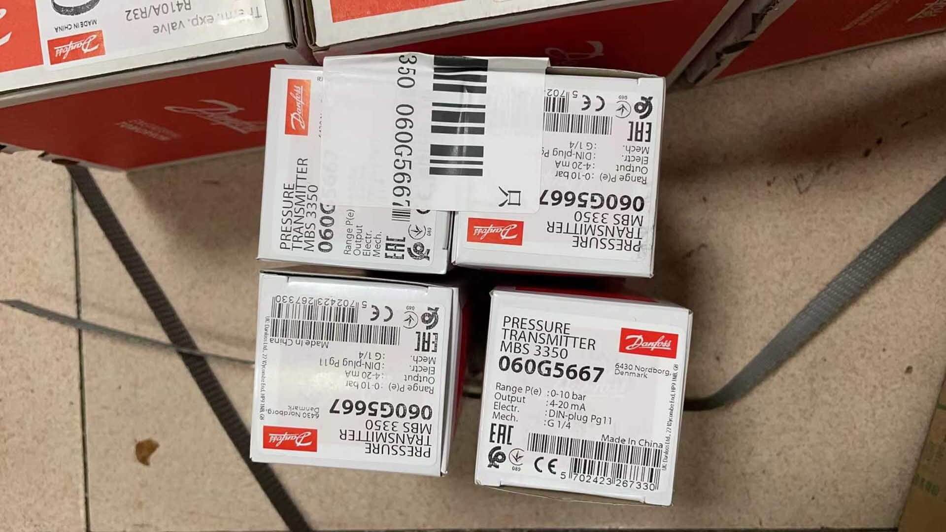 Transmisor de presión de Danfoss MBS3350 060G5667