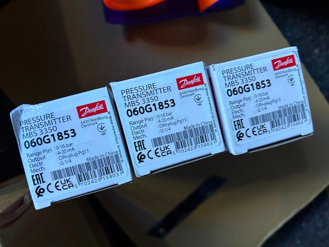 Transmisor de presión Danfoss MBS3350 060G1853