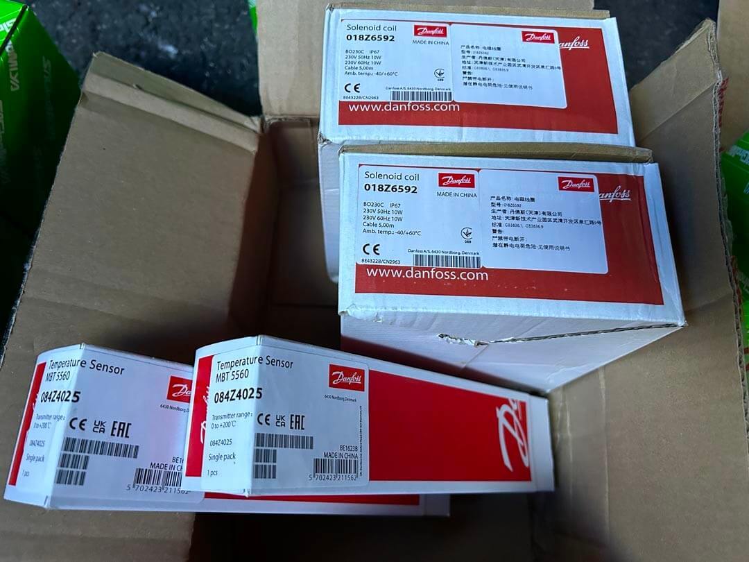 El sensor de temperatura de Danfoss MBT5560 084Z4025