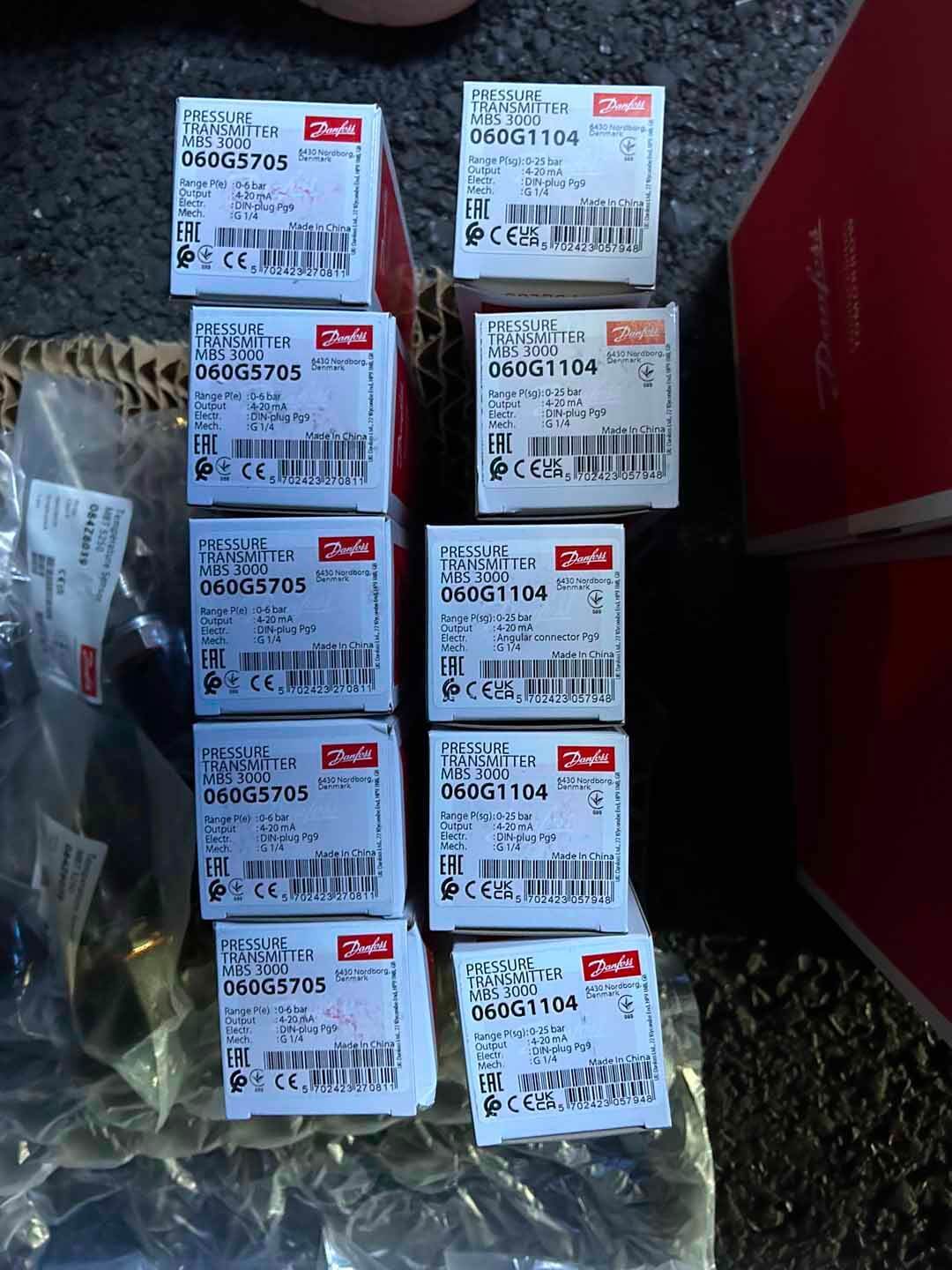 Transmisor de presión de Danfoss MBS3000 060G1104