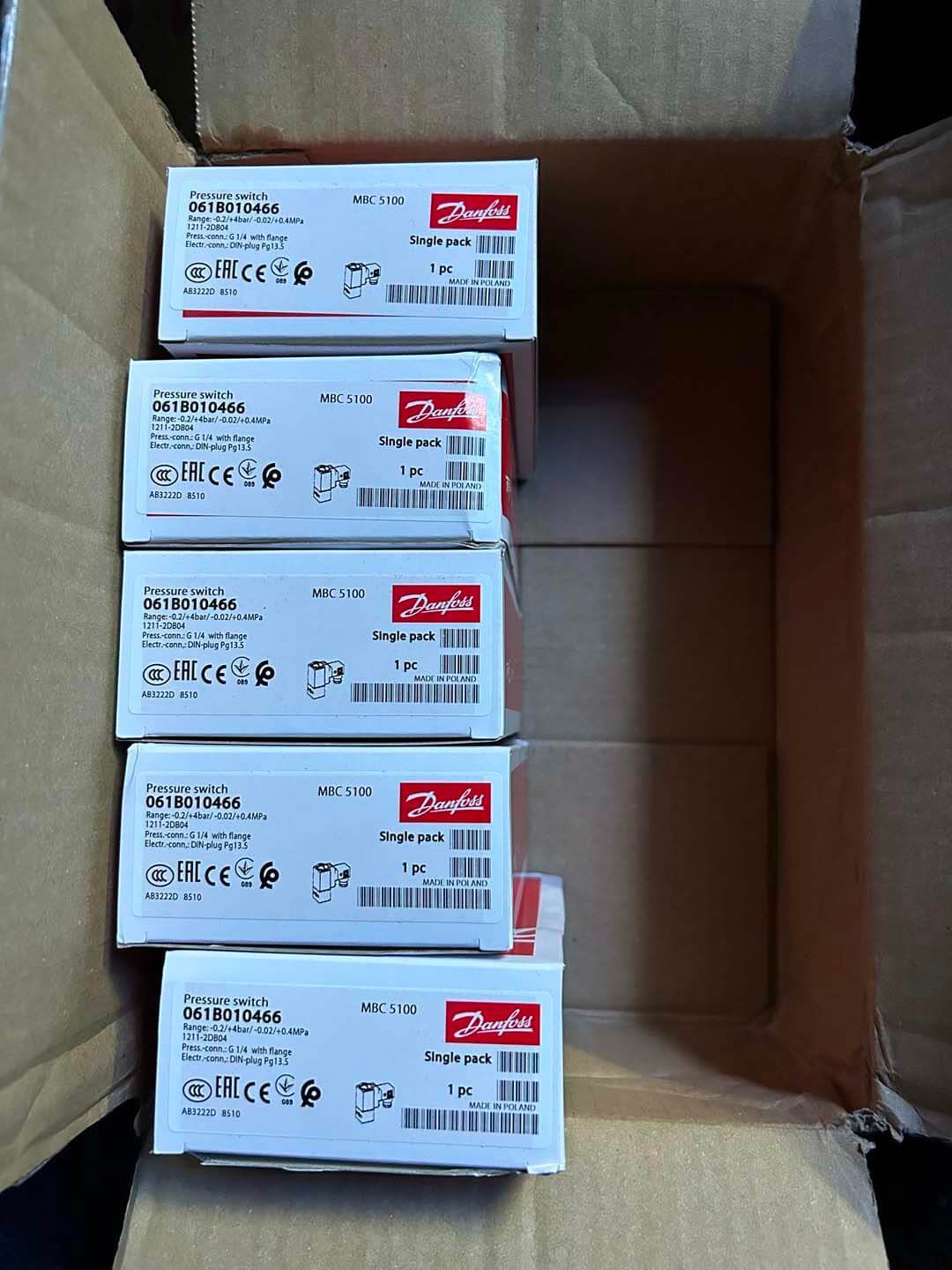 Presostato Danfoss MBC5100 061B0104