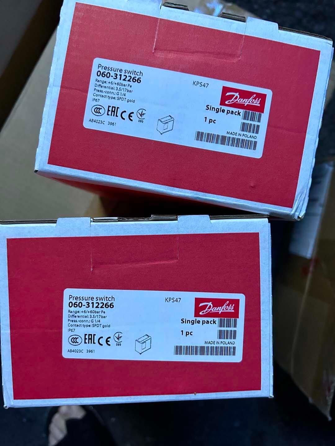 Presostato Danfoss KPS47 060-312266