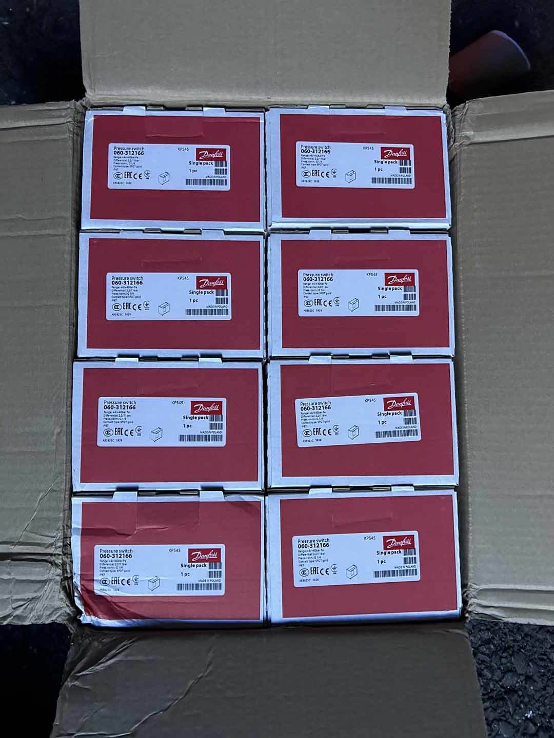 Danfoss Interruptor de presión KPS45 060-312166