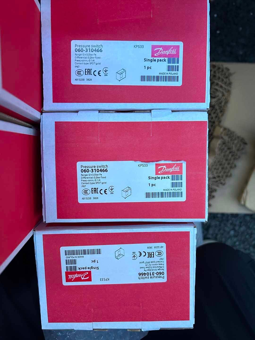 Presostato Danfoss KPS33 060-310466