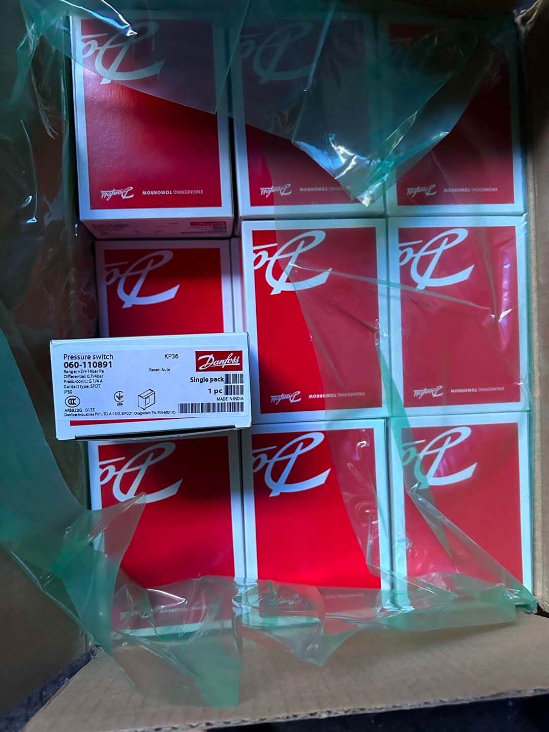 Danfoss Interruptor de presión KP36 060-110891