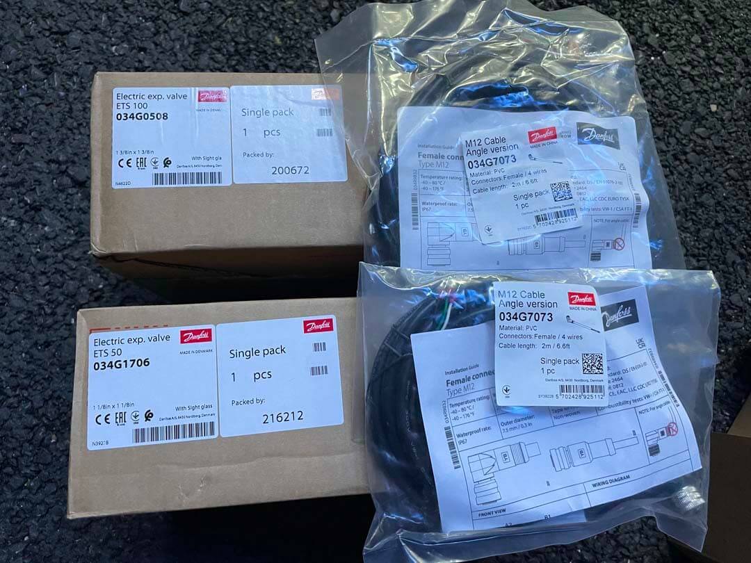 Válvula de expansión eléctrica Danfoss ETS50 034G1706