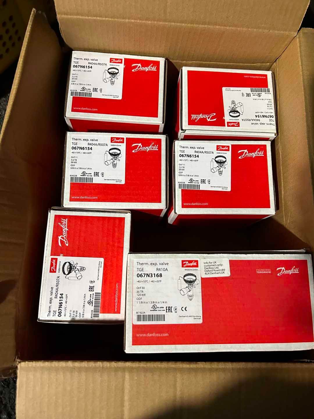 Válvula de expansión termostática Danfoss 067N6154