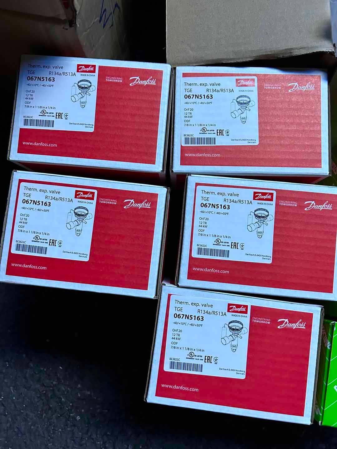 Válvula de expansión térmica de Danfoss 067N5163
