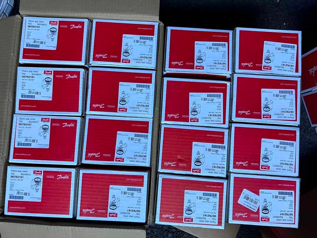 Válvula de expansión térmica de Danfoss 067N2161
