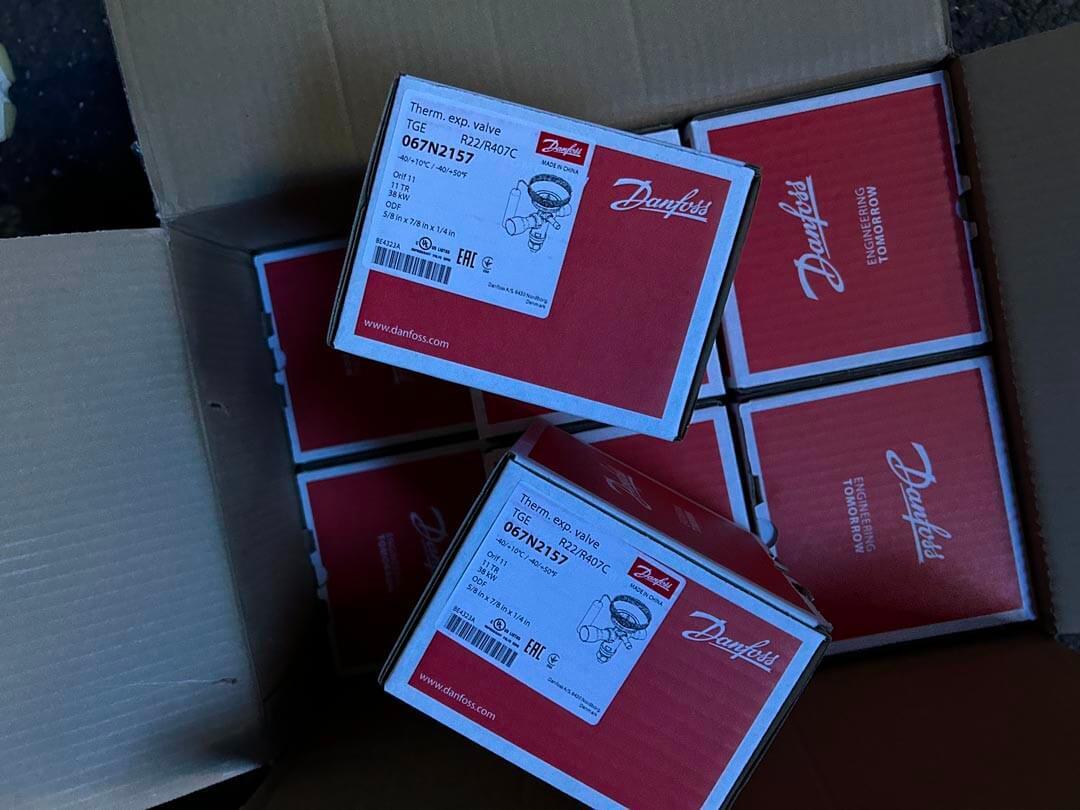 Válvula de expansión térmica de Danfoss 067N2157
