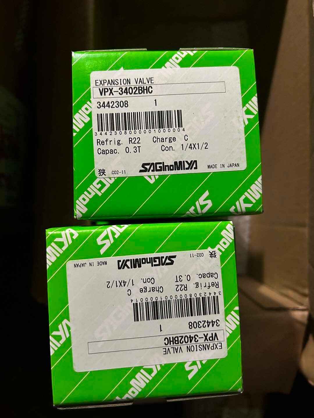 Válvula de expansión Saginomiya VPX-3402BHC
