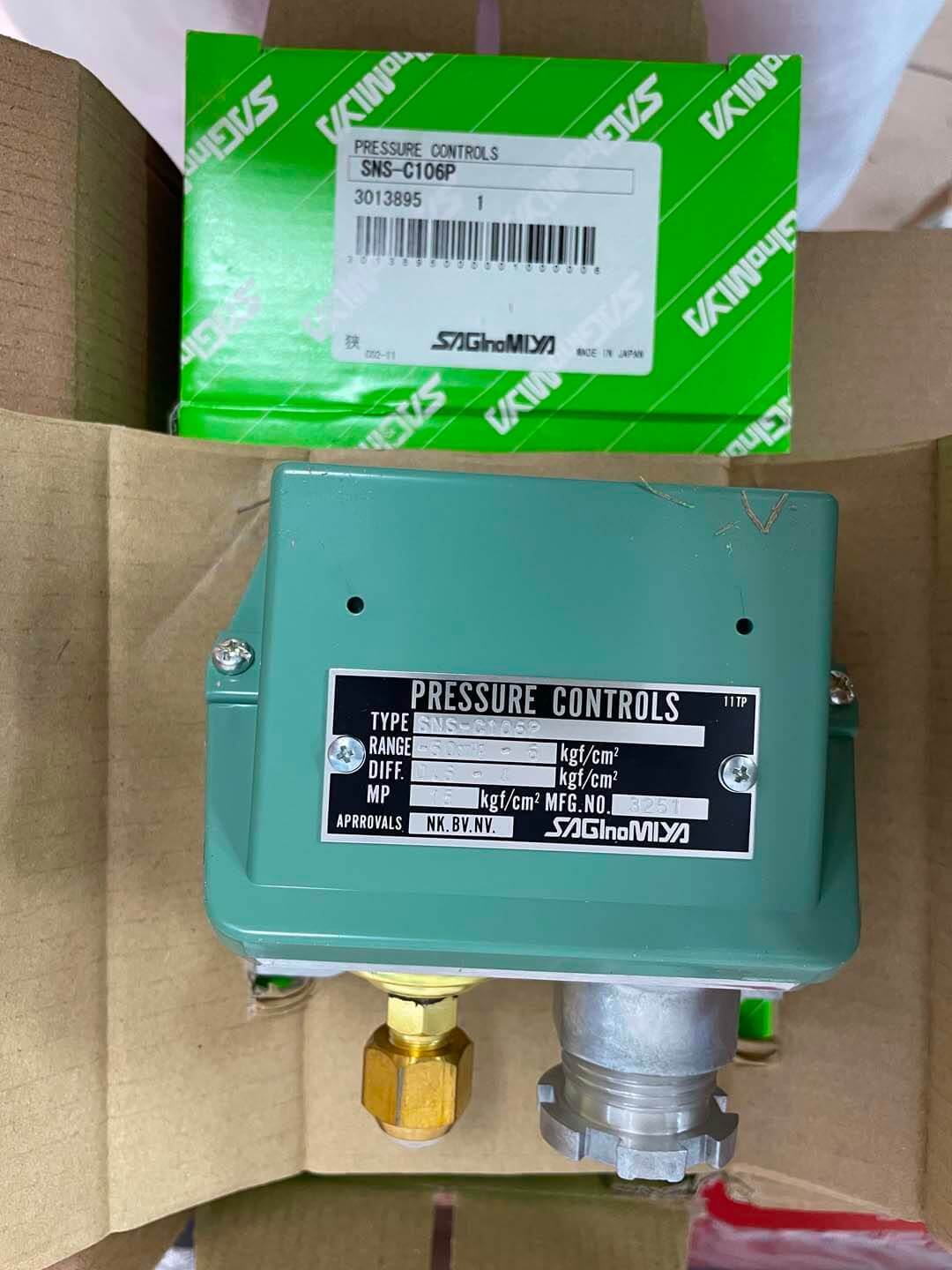 Control de presión de Saginomiya SNS-C106P